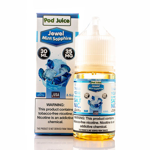 Jewel Mint Sapphire Salt - Pod Juice E-Liquid