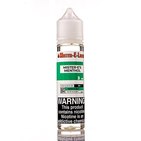 Mr E's Menthol Mister E-Liquid