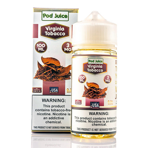 Virginia Tobacco - Pod Juice E-Liquid (100 ml)