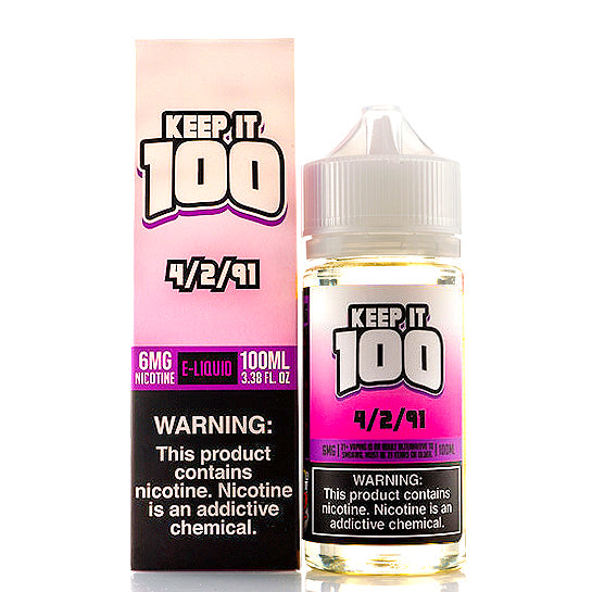 4/2/91 Keep It 100 E-Juice