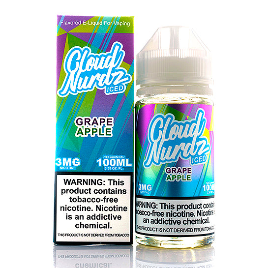 Grape Apple Iced Cloud Nurdz Vape Juice