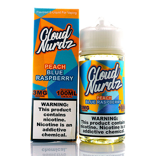 Peach Blue Raspberry Cloud Nurdz Vape Juice