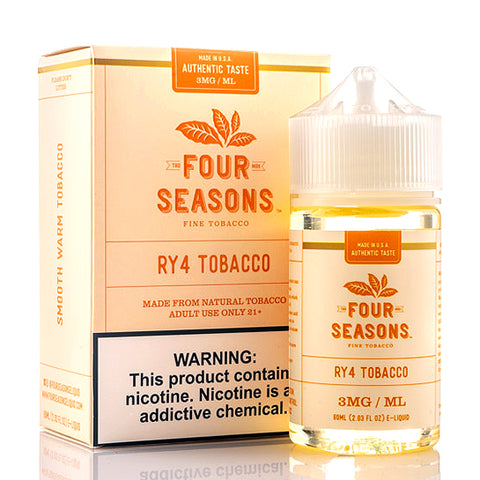 RY4 Tobacco - Four Seasons E-Juice [Naturally-Extracted]