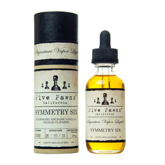 Symmetry Six E-Liquid Five Pawns