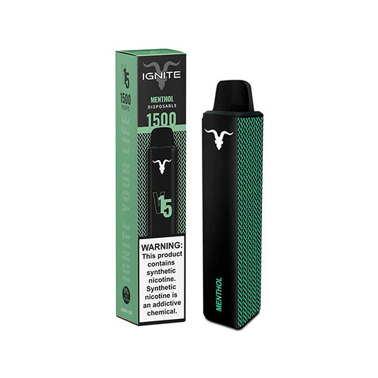 Ignite v15 menthol disposable