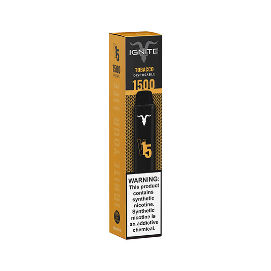 Ignite v15 tobacco disposable