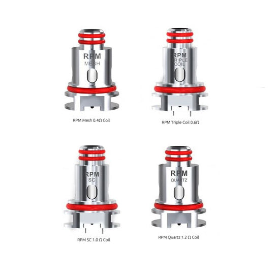 Smok RPM Replacement Coils (Mesh, SC, Triple, Quartz)