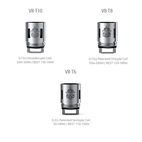 Smok TFV8 Coils - Cloudbeast (T6, T8, T10)